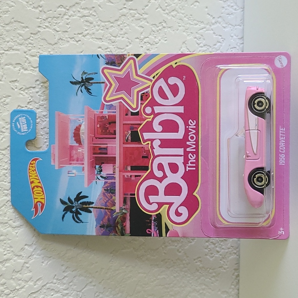 Hot Wheels - Barbie: The Movie - 1956 Pink Corvette
